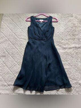 J. Crew Silk Chiffon Fit & Flare Preppy Graduation Dress Women's Size 2P